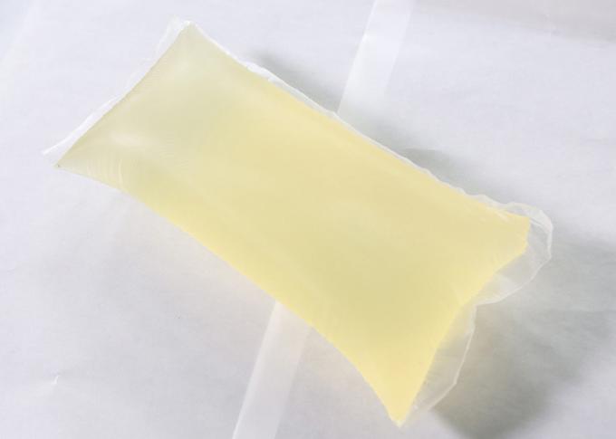 Şeffaf şeffaf renkli ve açık sarı renkli Tıbbi Dokuma Olmayan Kumaşlar İçin Cerrahi Önlük Sıcak Eriyik PSA 0